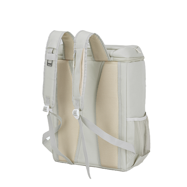 Green Island Outdoors Insulated Cooler Backpack - Pearl Back View