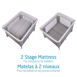 Maxi-Cosi Swift Playard - Cascade Grey 2 Stage Mattress