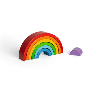 Bigjigs Wooden Rainbow Stacking Toy 4