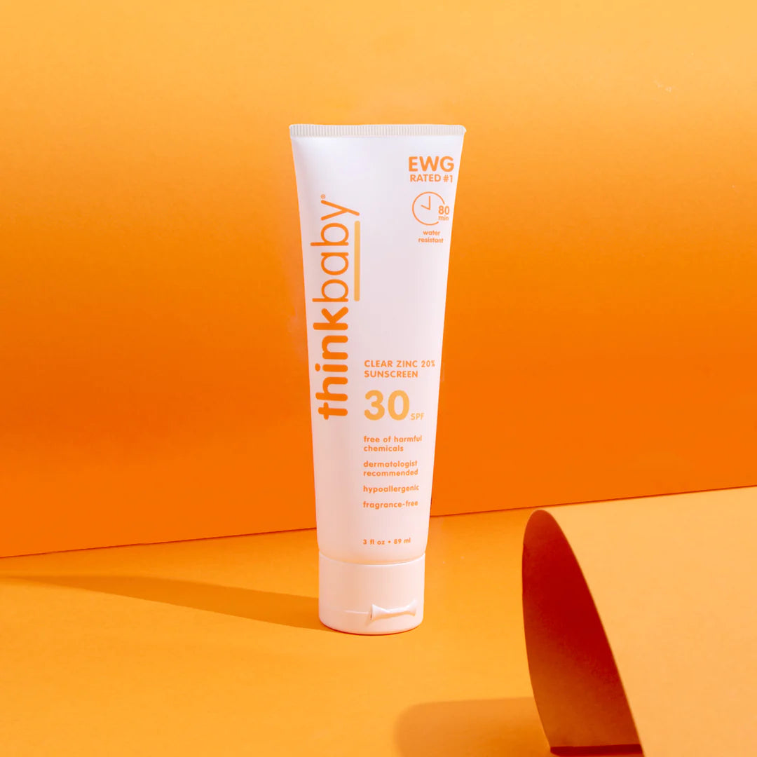 Thinkbaby Clear Zinc Sunscreen SPF 30+ - 89 ml/3 oz Lifestyle