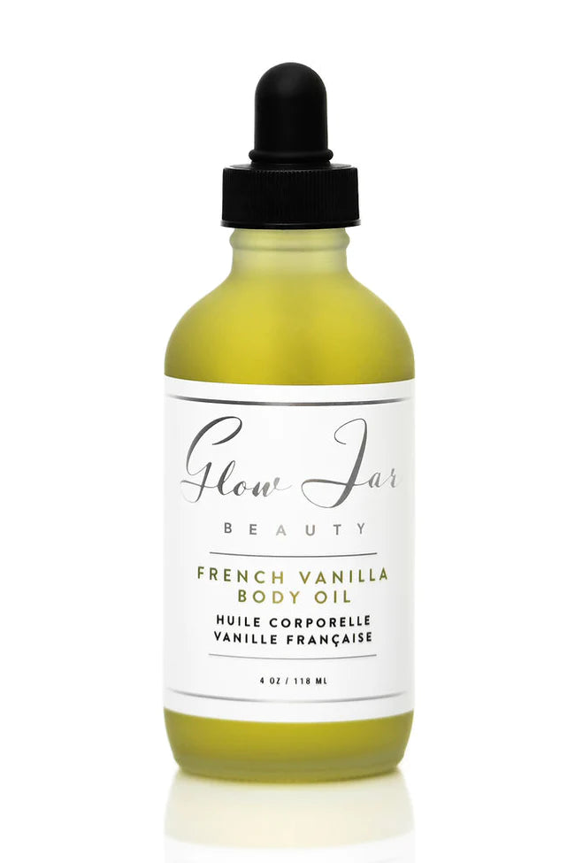 Glow Jar Beauty French Vanilla Body Oil Detail