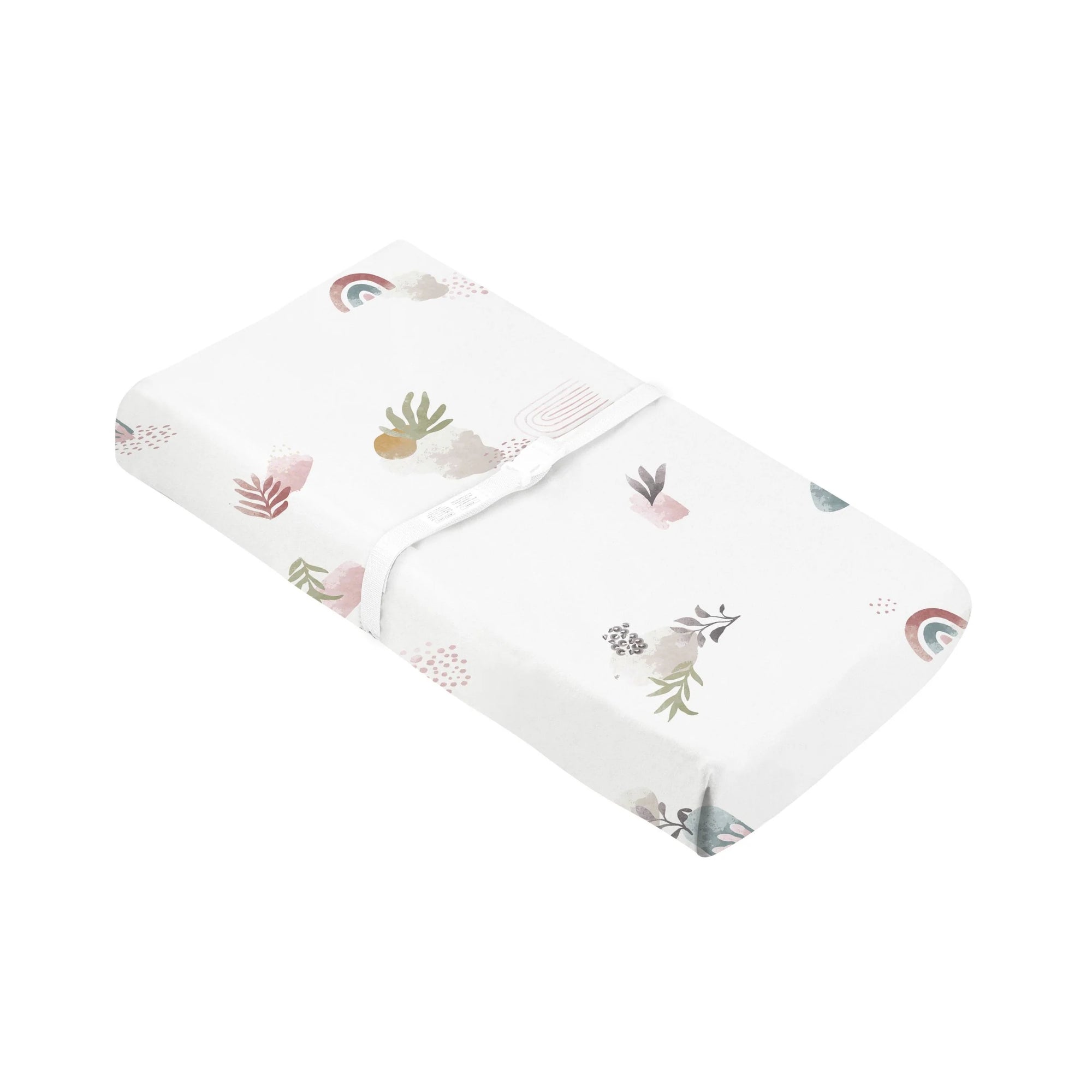 Floral - Kushies Percale Change Pad Cover