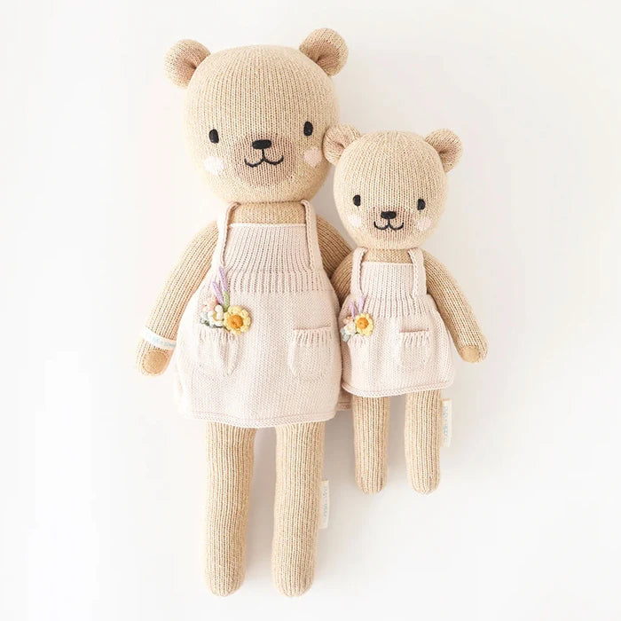 cuddle + kind Hand-Knit Doll - Goldie the Honey Bear