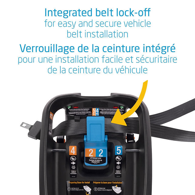 Maxi-Cosi Mico XP Infant Car Seat Base Integrateed Belt Lock Off