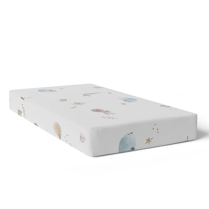 Kushies Percale Dream Crib Sheet - Forest