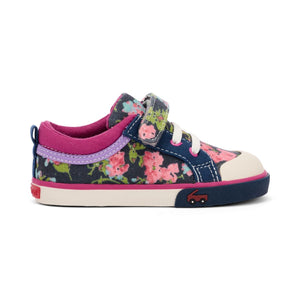 See Kai Run Kristin Sneaker - Navy Floral - 3