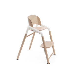 Bugaboo Giraffe High Chair Complete - Neutral Wood/White  Side