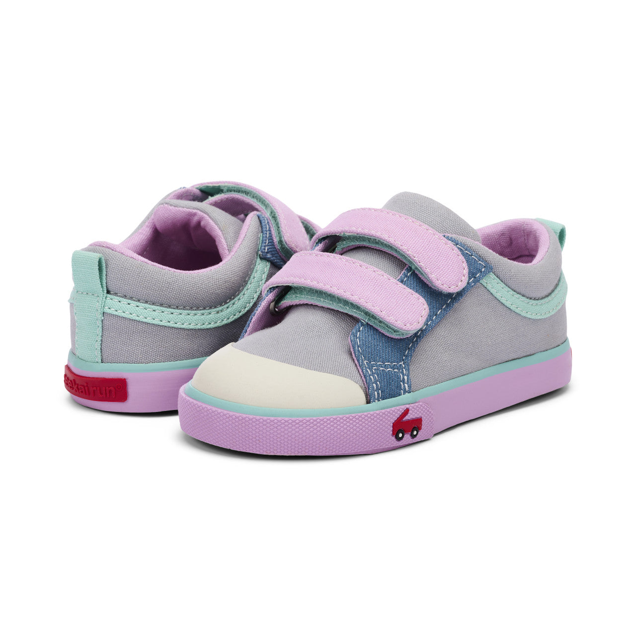 See Kai Run Robyne Toddler Sneaker - Grey/Mauve