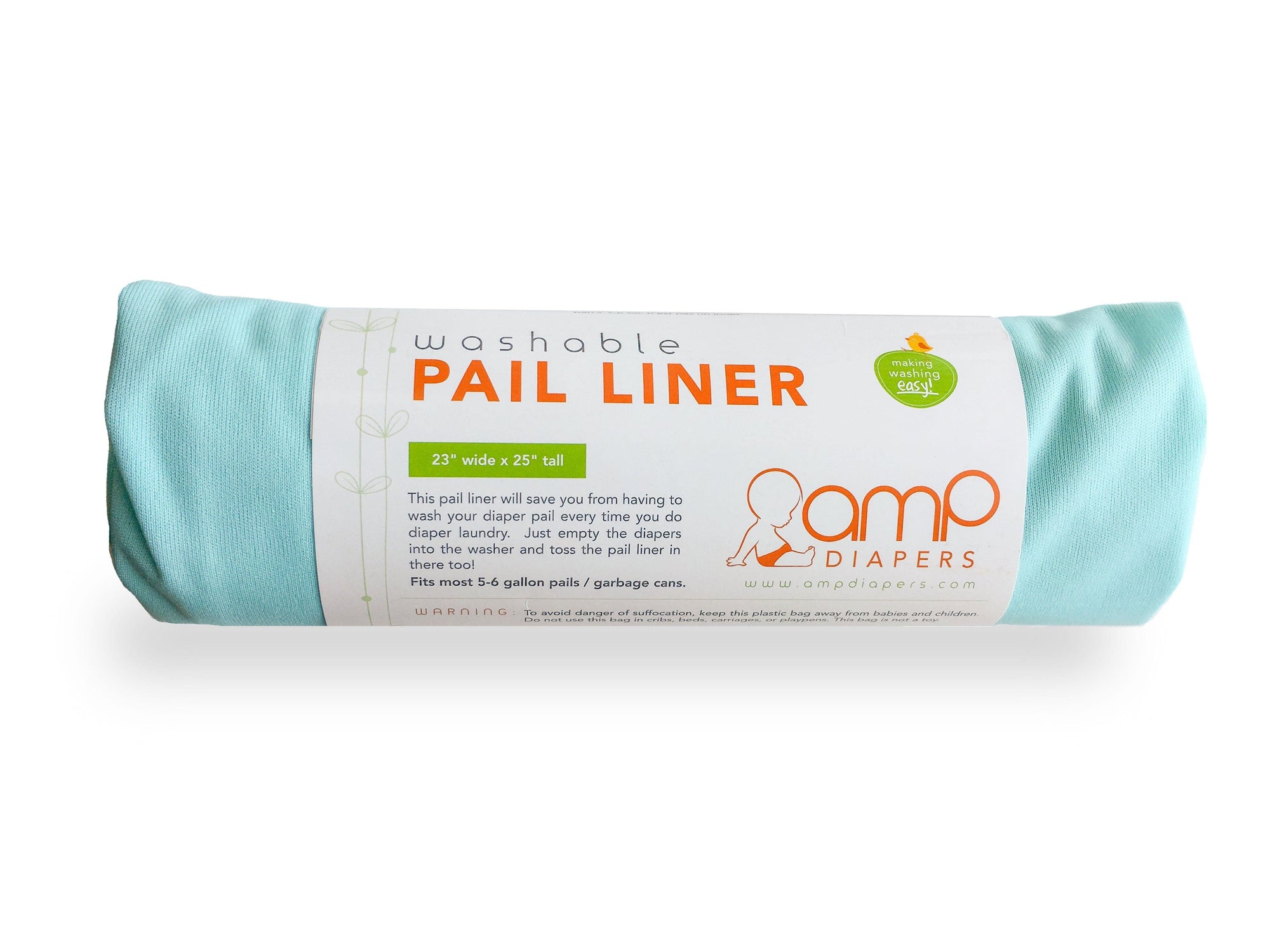 AMP Diapers diaper pails Pebble AMP Diapers Washable Pail Liner