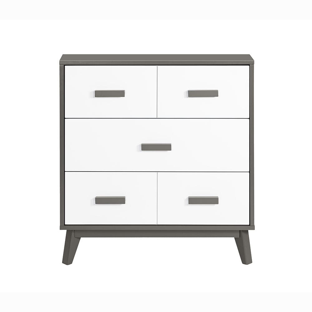 Babyletto change table White and Slate - Babyletto Scoot Changer Dresser Babyletto Scoot 3-Drawer Changer Dresser