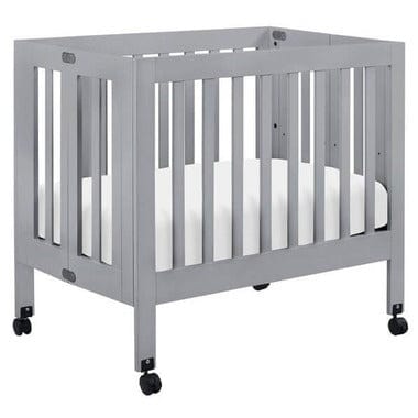 Babyletto mini crib Babyletto Origami Collapsible Mini Crib - Grey