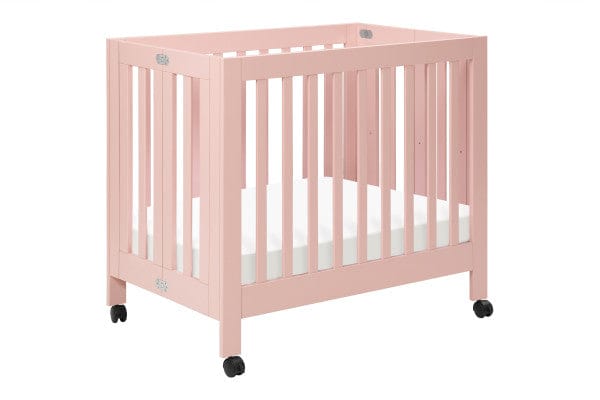 Babyletto mini crib Babyletto Origami Collapsible Mini Crib - Petal Pink