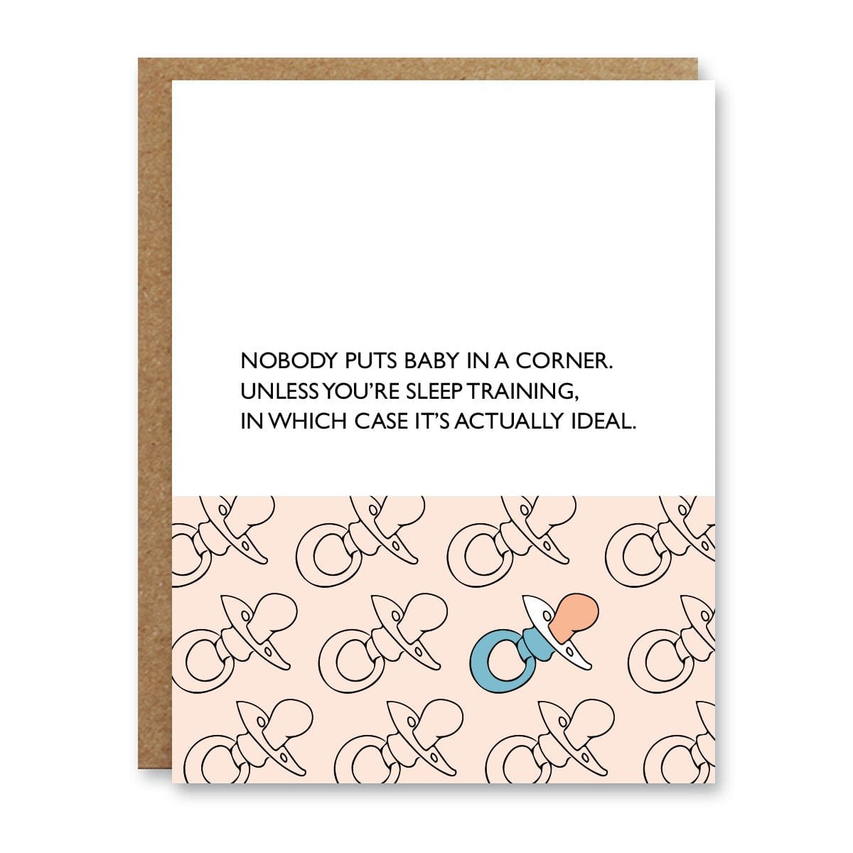 Boo To You Greeting Cards greeting card Boo To You 'Nobody Puts Baby In A Corner' Greeting Card
