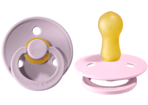 BIBS Pacifier Multicolour Combo 2 Pack - Baby Pink and Dusky Lilac