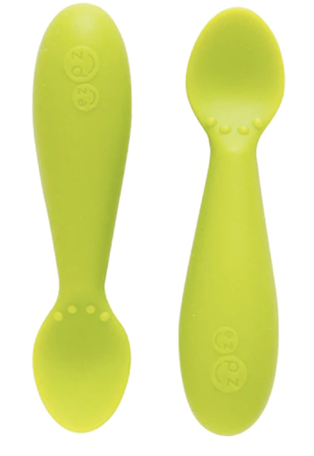ezpz spoon Lime - ezpz Tiny Spoons ezpz Tiny Spoons Infant Training Spoons