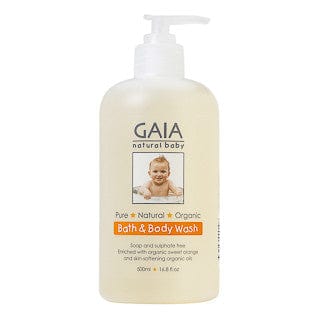 GAIA Natural Baby baby skin & bath care 500 ml / 16.8 oz GAIA Natural Baby Bath & Body Wash