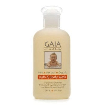 GAIA Natural Baby baby skin & bath care 250 ml / 8.4 oz GAIA Natural Baby Bath & Body Wash