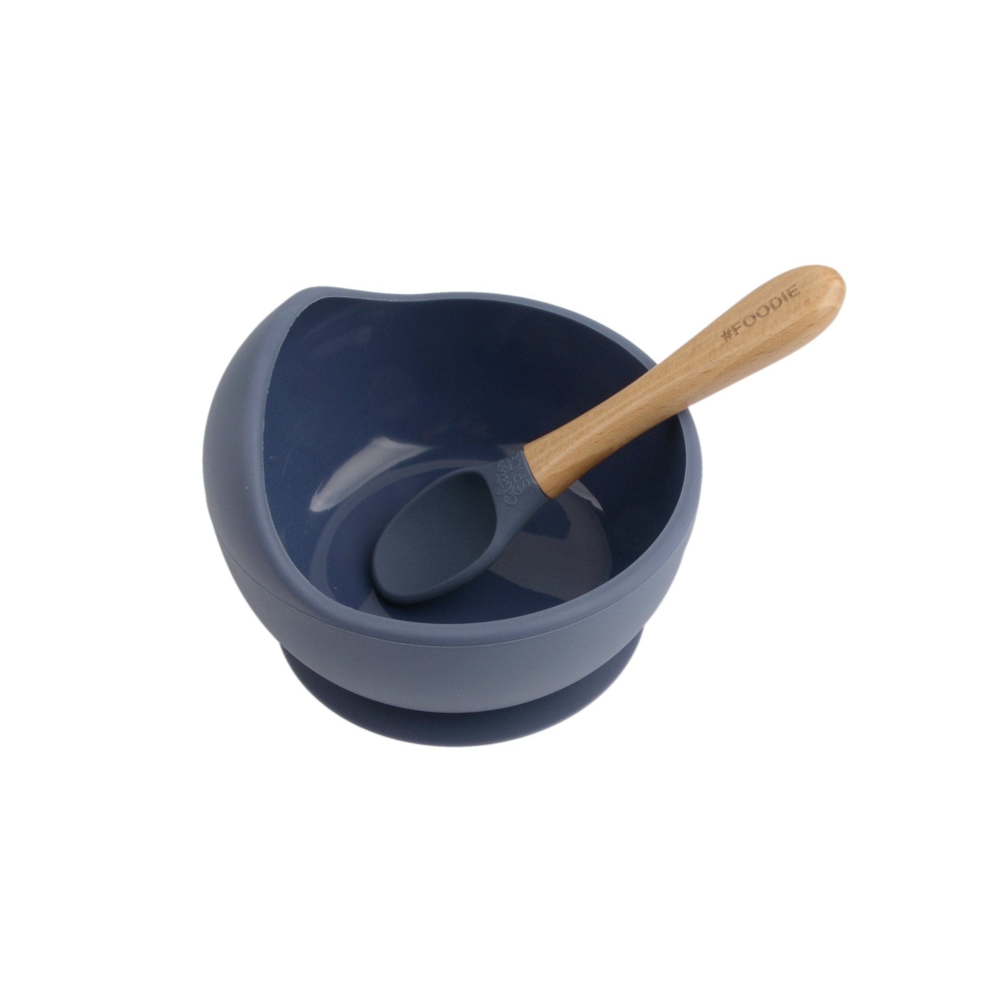 Glitter & Spice silicone bowl set Glitter & Spice Silicone Bowl & Spoon Set - Midnight Blue