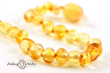 Healing Amber amber anklet 5.5 inch Healing Amber Baltic Amber Anklet/Bracelet - Liquid Gold
