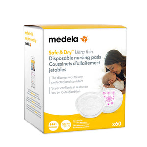 Medela nursing pads Medela Disposable Nursing Pads Safe & Dry Ultra Thin
