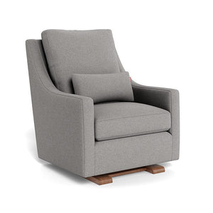 Monte Design nursing chair Light Grey Italian Wool / Walnut (+$250) Monte Design Vera Glider - Premium