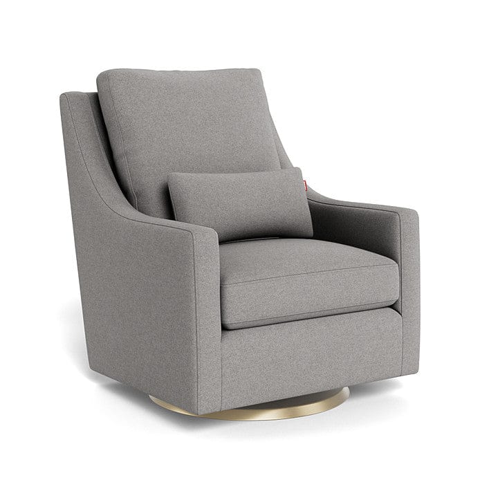 Monte Design nursing chair Light Grey Italian Wool / Gold Swivel (+$250) Monte Design Vera Glider - Premium