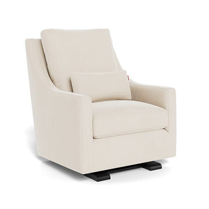 Monte Design nursing chair Beach Brushed Cotton Linen / Espresso Monte Design Vera Glider - Premium