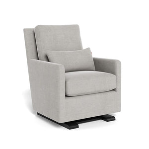 Monte Design nursing chair Smoke Brushed Cotton-Linen / Espresso Monte Design Como Glider - Premium