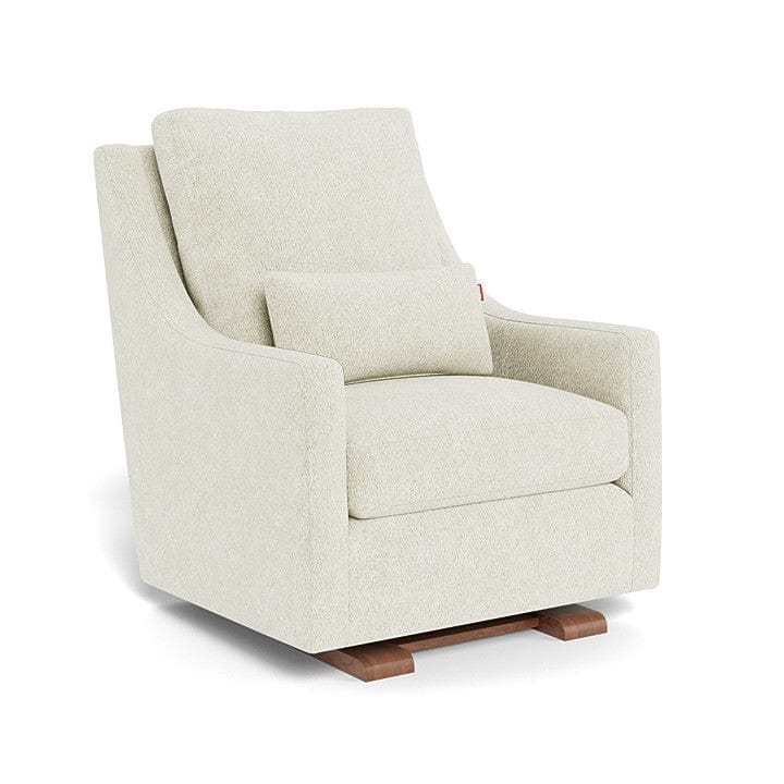 Monte Design nursing chair White Faux Sheepskin / Walnut (+$250) Monte Design Vera Glider - Premium