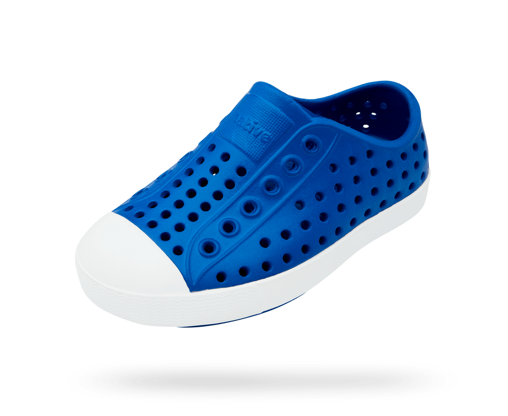Native Shoes Shoes C4 -Victoria Blue/Shell White Native Shoes Jefferson Child Shoe - Victoria Blue / Shell White