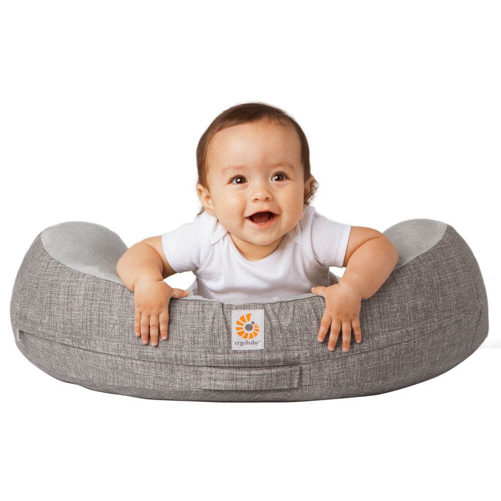 Ergobaby Natural Curve Nursing Pillow with Strap - Grey 4