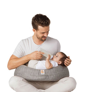 Ergobaby Natural Curve Nursing Pillow with Strap - Grey 3