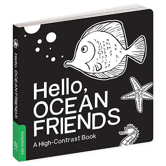 Raincoast Books board book Hello, Ocean Friends: A High-Contrast Board Book