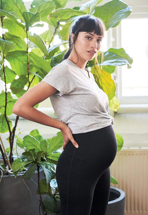 Ripe Maternity maternity active legging Ripe Maternity Organic Over Bump Legging - Black