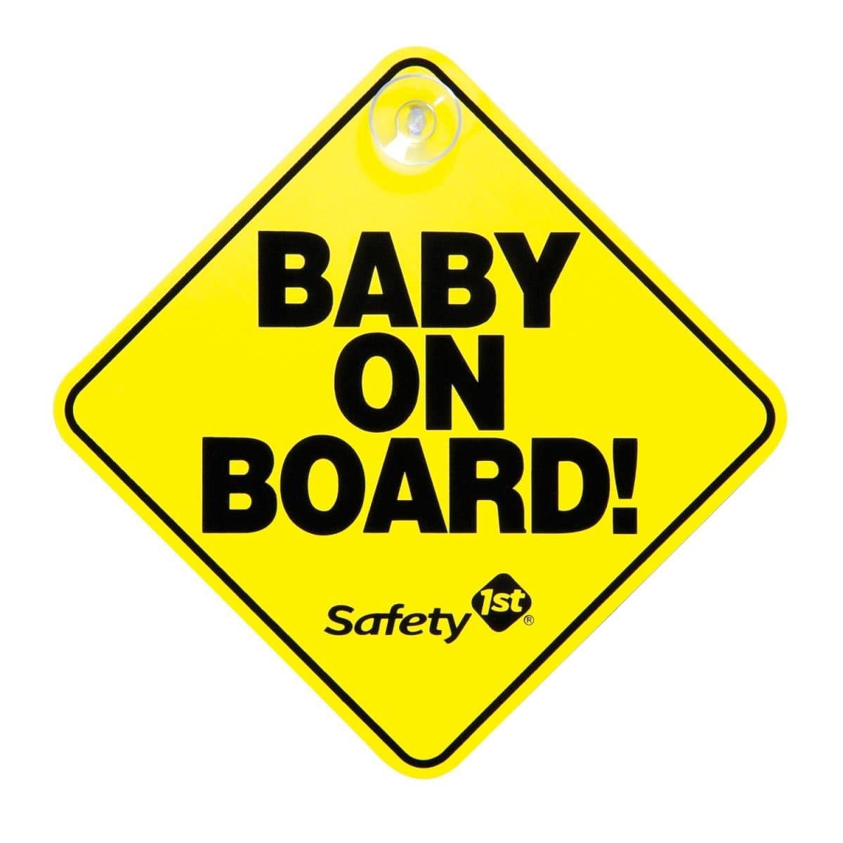 Safety 1st baby on board sign Safety 1st Baby On Board Sign