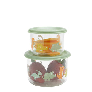 Sugar Booger snack container set Sugar Booger Good Lunch Snack Container 2 PC Set - Dinosaur