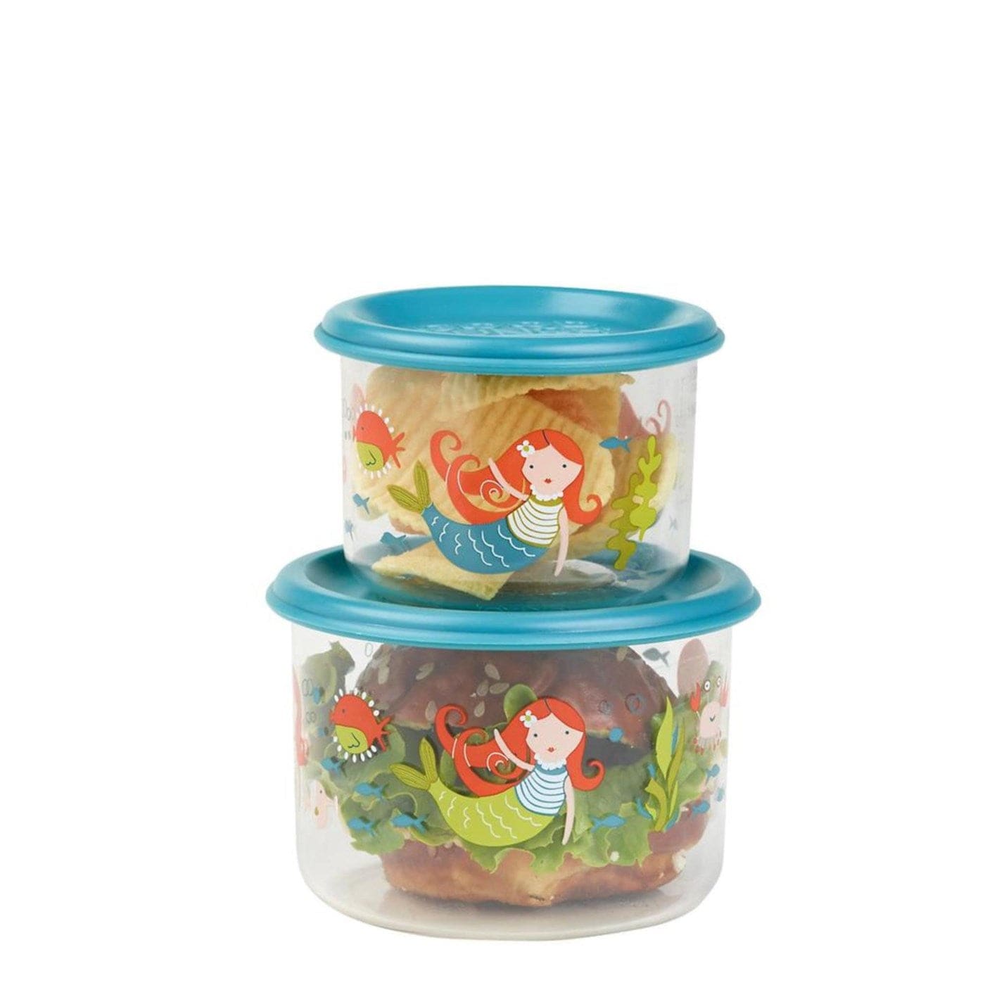 Sugar Booger snack container set Sugar Booger Good Lunch Snack Container 2 PC Set - Isla the Mermaid