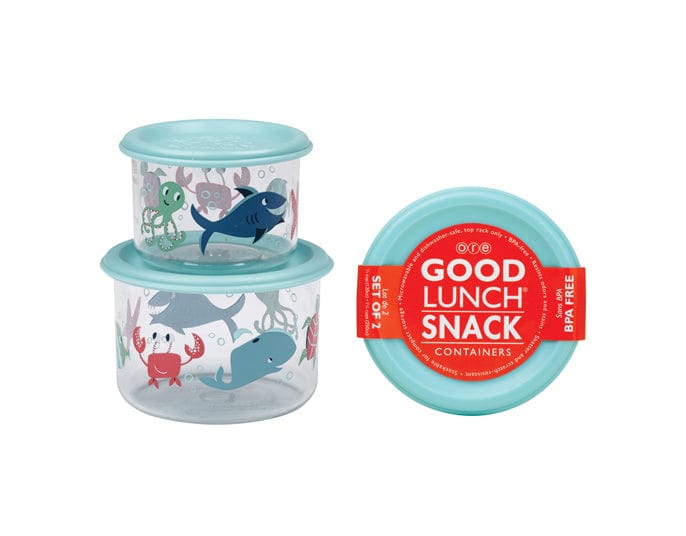 Sugar Booger snack container set Sugar Booger Good Lunch Snack Container 2 PC Set - Ocean