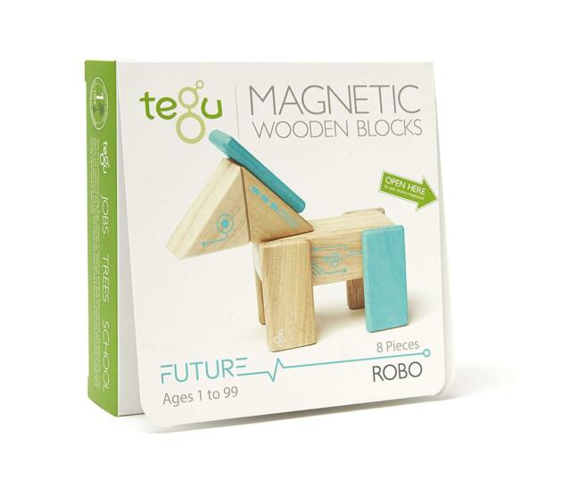 Tegu toy Tegu Future Robo Magnetic Wooden Block Set