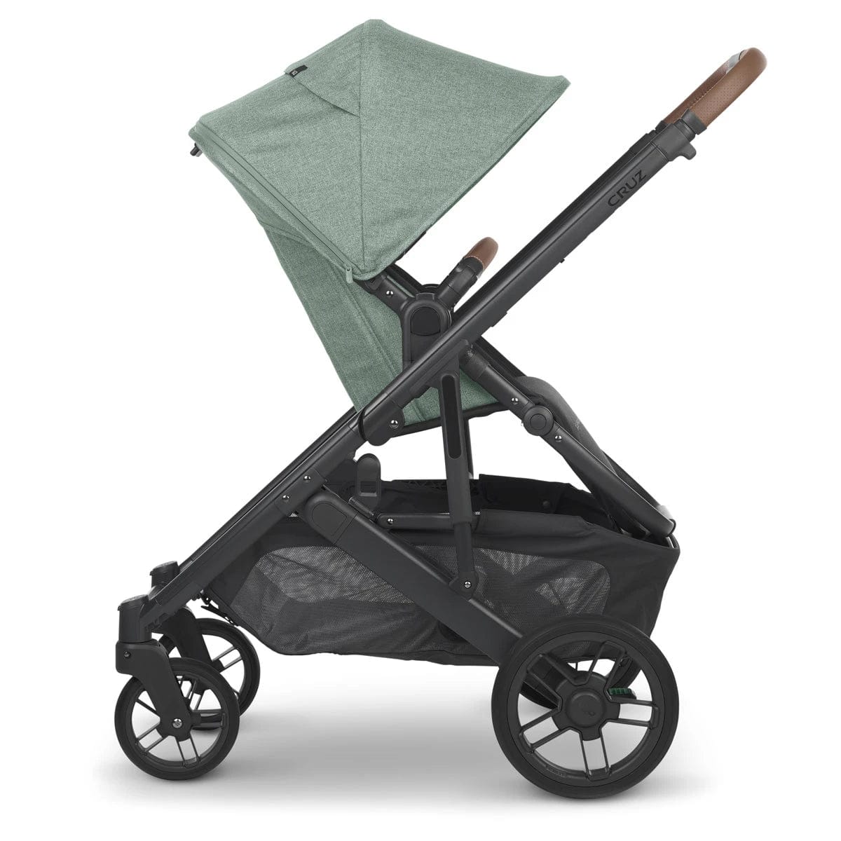 UPPAbaby stroller UPPAbaby CRUZ V2 Stroller - Gwen (Green Melange/Carbon/Saddle Leather)