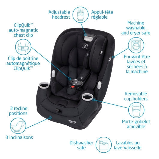 Maxi-Cosi Pria All-in-One Convertible Car Seat - Authentic Grey