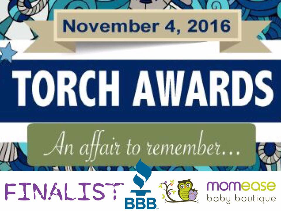Momease Baby Boutique is a FINALIST for Better Business Bureau Torch Award in Customer Service!