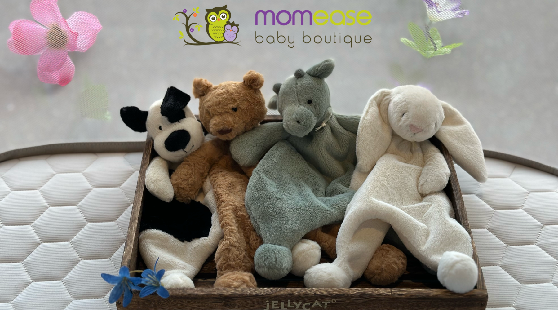 Baby Jellycat Comforter Soothing Lovey Blanket Toys