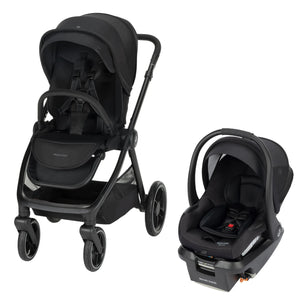 Twillic Black - Maxi-Cosi Oxford Stroller & Mico Luxe+ Travel System