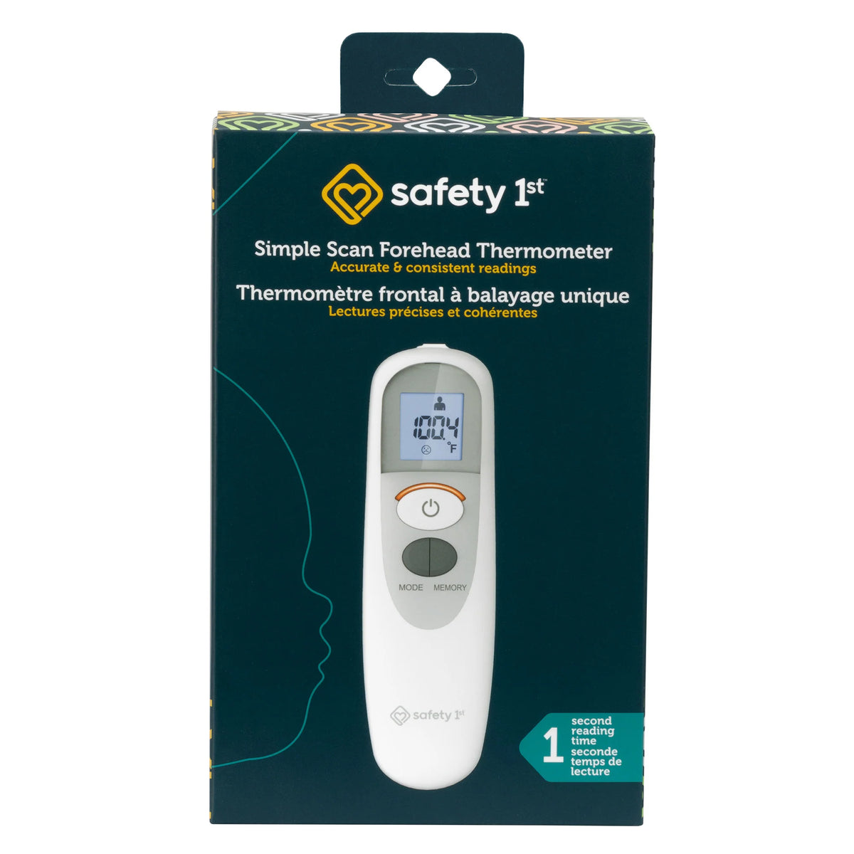 Safety 1st Simple Scan Forehead Thermometer - Packaging