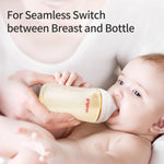 Seamless Switch - Pigeon PPSU Bottle - 8oz with M/3M+ Nipple/Stage 3