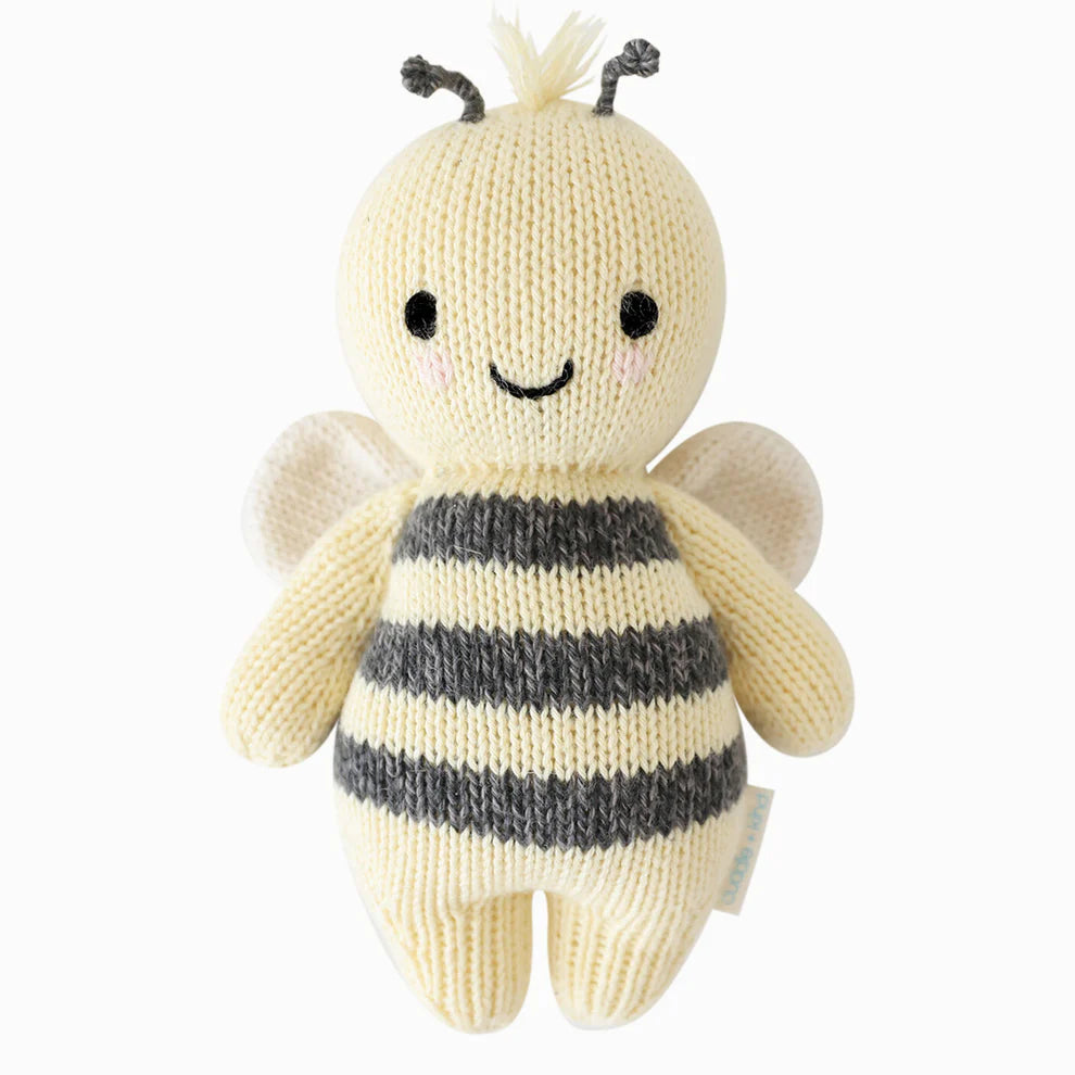 cuddle + kind Hand-Knit Baby Animal - Bee
