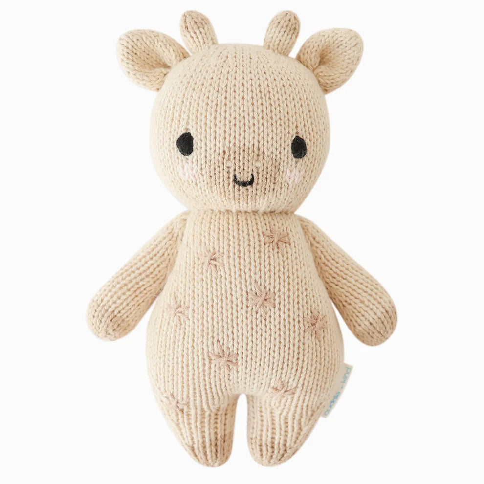 cuddle + kind Hand-Knit Baby Animal - Giraffe