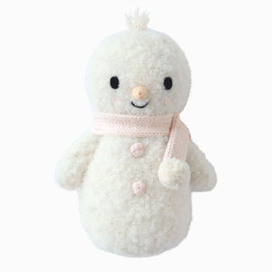 cuddle + kind Hand-Knit Baby Animal - Snowman (Blush)