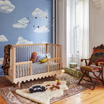 Oeuf Moss Crib Toddler Bed Conversion Kit - Lifestyle 3